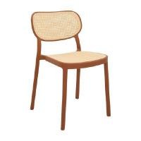 ราคา INDEX LIVING MALL เก้าอี้ทานอาหารพลาสติก รุ่นบาหลี สีแดง ขนาด 47.6 x 53.8 x 78.2 ซม. (YA29140)