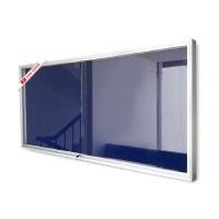 ราคา บอร์ดติดประกาศตู้กระจก Siam Board OFMS0510 ขนาด 120x200 ซม. กำมะหยี่น้ำเงิน (YC08432)