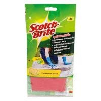 ราคา SCOTCH-BRITE ถุงมือยางกันลื่น ขนาด M คละสี (1 คู่) (0320550)