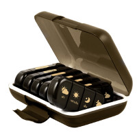 ราคา ALLWELL Pill Box B4 ตลับใส่ยารายสัปดาห์ พร้อมกล่องสำหรับพกพา กล่องเก็บยา กล่องยา กล่องยา 7 วัน กันน้ำ กันชื้น กันแสง (YA05627)