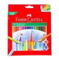 ราคา FABER-CASTELL ดินสอสีไม้ ด้ามสามเหลี่ยม รุ่น 115855 (กล่อง 24 สี) (1006712)