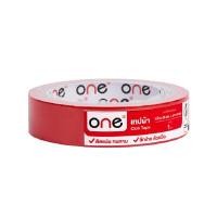 ราคา เทปผ้า ONE สีแดง (24มม. x 9หลา) (3090354)