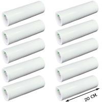 ราคา ASGUARD ลูกกลิ้งขจัดฝุ่น ทำความสะอาด สีขาว ขนาด 20ซม.(10ม้วน)(รีฟิล) (YA10457)