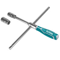 ราคา TOTAL ประแจบ๊อกซ์ ถอดล้อ แบบมีด้าม 16 นิ้ว กากบาทขันล้อ รุ่น THTRCW40231 (YA25094)