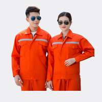 ราคา เสื้อช็อปช่าง SHP2 เสื้อทํางาน แถบสะท้อนแสงหลัง แขนยาว ASGUARD SHP2 L, ส้ม ตัว (YC93705)