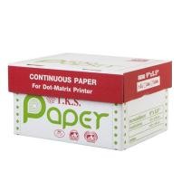 ราคา T.K.S. กระดาษต่อเนื่อง ไม่มีเส้น ขนาด 9x5.5 นิ้ว 1 ชั้น (5040410)