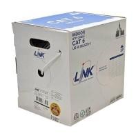 ราคา สายแลน CAT6 AT6 UTP US-9106LSZH-1 สีขาว ยกกล่อง 100 เมตร รุ่น LAN-US-9106LSZH-1 (YA23725)