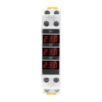ราคา SINOTIMER โวลท์มิเตอร์ 3เฟส แบบ Digital ติดตั้ง Dinrail รุ่น SDM010 AC 80V-500V (YA44877)