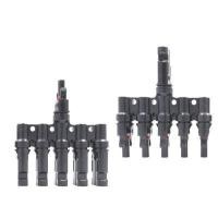 ราคา โซลาร์ ไทยแลนด์ ข้อต่อสายไฟโซลาร์เซลล์ MC4 กันน้ำ 5to1 รุ่น MC4-connector-5to1 (YB62016)