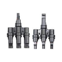 ราคา โซลาร์ ไทยแลนด์ ข้อต่อสายไฟโซลาร์เซลล์ MC4 กันน้ำ ต่อขนาน 3 เส้นรวมเป็น 1 รุ่น MC4-Pararal-3to1 (YB62018)