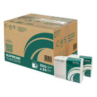 ราคา CAS PRO กระดาษเช็ดมือ 1 ชั้น รุ่น SUPREME 300 แผ่น (ยกลัง 24 แพ็ค) (YC46942)