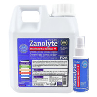 ราคา ZANOLYTE สเปรย์ฆ่าเชื้อโรค ไร้แอลกอฮอล์ ขนาด 1000 มล. + 50 มล. (YC61418)