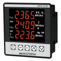 ราคา Power &amp; Energy Meter Multifunction Meter with Modbus มัลติสแปน MFM-15-M1 กระบอก (YD08993)