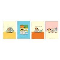 ราคา DOUBLE A สมุดสันห่วง A5 80 แกรม 60 แผ่น รุ่น Ohige No Pon A5 คละสี (5098080)