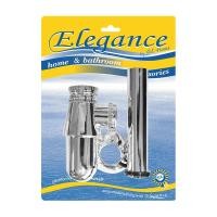 ราคา ELEGANCE ท่อน้ำทิ้งอ่างล้างหน้า แบบกระปุก รุ่น EG301 สีโครมเมี่ยม ขนาด 20 ซม. (Y027438)