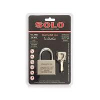 ราคา SOLO กุญแจลูกปืนคล้องคอสั้นสเตนเลส 304 รุ่น 5508-50 ขนาด 50 มม. (YA34748)