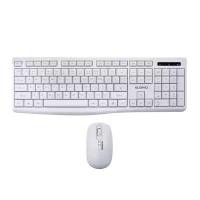 ราคา ชุดคีย์บอร์ดและเมาส์ไร้สาย นับโว Virgo NKM-625 สีขาว (4093594)