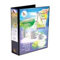 ราคา แฟ้ม 2 ห่วง สอดปก A4 สัน 3" ดำ ผีเสื้อ 51-2S (6031041)