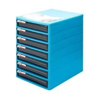ราคา ONE ตู้เอกสาร 7 ชั้น รุ่น TCB-7 โครงสีฟ้า ลิ้นชักสีเทา (6003957)