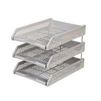 ราคา ELEPHANT ถาดเอกสารพลาสติก 3 ชั้น สีเทา-ดำ (6094551)