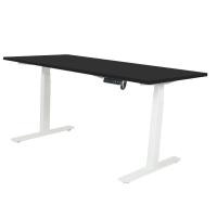 ราคา ERGOTREND โต๊ะเพื่อสุขภาพ SIT2STAND GEN2 ขนาด 150x75 ซม. ท็อปสีดำ ขาสีขาว ปรับระดับไฟฟ้า (Y015398)