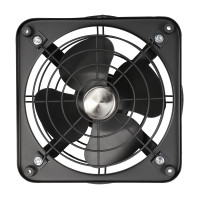 ราคา YUSHI พัดลมระบายอากาศ แบบมีตะแกรง หน้า-หลัง สีดำ 12นิ้ว (YA04814)