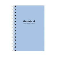 ราคา DOUBLE A สมุดสันห่วง A5 กระดาษ 70 แกรม 40 แผ่น ปกสีฟ้าพาสเทล (5097152)