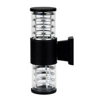 ราคา โคมไฟผนังภายนอกอลูมิเนียม 2xE27 LUZINO รุ่น OLIVER 2197/2(BK) สีดำ (Y001315)