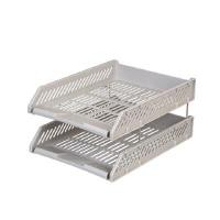 ราคา ELEPHANT ถาดเอกสารพลาสติก 2 ชั้น สีเทา-ดำ (6094548)