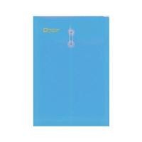 ราคา ELEPHANT ซองพลาสติกผูกเชือกขยายข้าง รุ่น 435 สีฟ้า ขนาด A4 (แพ็ค 12 ซอง) (6004014)