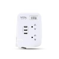 ราคา VOX ปลั๊กไฟพกพา 1 สวิตช์ 2 ช่อง 3 USB รุ่น F5ST3-NOB1-2134 สีขาว สายไฟยาว 1 เมตร (8091072)