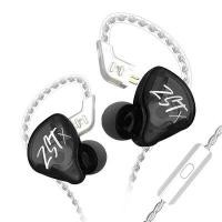 ราคา KZ หูฟัง In Ear ZST X ไมค์ 2 ไดร์เวอร์ 1DD+1BA สีดำ สายชุบเงินถัก 100 แกน (YA29486)
