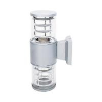 ราคา LUZINO โคมไฟผนังภายนอกอลูมิเนียม 2xE27 สีเทา ขนาด (YB01561)