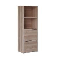 ราคา KASSA ชั้นอเนกประสงค์ 4 ชั้น บานผสม รุ่น KASSA ขนาด 42 x 29 x 115 ซม. สีไวท์เมเปิล (YC05226)