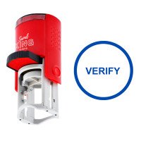 ราคา SANDKING ตรายางหมึกในตัว ข้อความ VERIFY วงกลม รุ่น R19 MM สีน้ำเงิน (ขนาดแสตมป์ 19 มม.) (YC06864)
