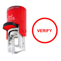 ราคา SANDKING ตรายางหมึกในตัว ข้อความ VERIFY วงกลม รุ่น R19 MM สีแดง (YC06867)
