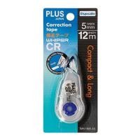 ราคา เทปลบคำผิด 5มม.x12ม. คละสี พลัส WH-1805 (1009607)
