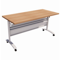 ราคา โต๊ะพับล้อเลื่อน ออฟฟิศอินเทรน Zenith-12060 สีคาปู-ขาว (A014268)