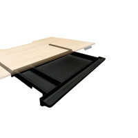 ราคา Desk Space Drawer ลิ้นชักเก็บของแบบสไลด์ วัสดุพลาสติก สีดำ (YB73375)