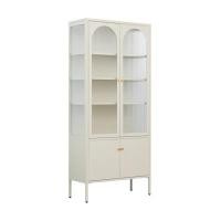 ราคา CALINA ตู้โชว์ 2 บานเปิด VICTORIA รุ่น WLS-GC-13 สีเบจ ขนาด 80 x 35 x 180 ซม. (YD06357)