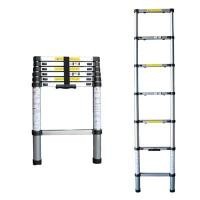 ราคา INTERTHAI BY BARCO บันไดยืดหดทรงพาด อลูมิเนียม รุ่น 7 ขั้น ยืดได้สูงสุด 200 ซม. รับน้ำหนัก 150 กก. (Y013565)