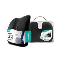 ราคา BEWELL เบาะรองหลังทรงสูง + เบาะรองนั่ง เมมโมรี่โฟมแท้ 100% รุ่น G097172-H06-BK/G097172-HT001-BK (Y014777)