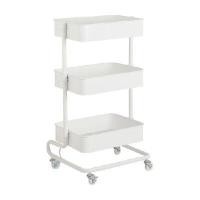 ราคา INDEX LIVING MALL ชั้นวางของ 3 ชั้น+ล้อ รุ่นเอลวิโร่ สีขาว (YA29258)