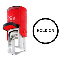 ราคา SANDKING ตรายางหมึกในตัว ข้อความ HOLD ON วงกลม R19 MM สีดำ (YC06880)