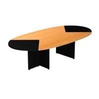 ราคา ITK โต๊ะประชุม รุ่น TO-280 ขนาด 280CM สำหรับ 6-8 ที่นั่ง สีเชอร์รี่/ดำ (YD10454)