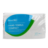 ราคา RIVERPRO กระดาษเช็ดมือ V-Fold 2 ชั้น 250 แผ่น/ห่อ (0A00532)