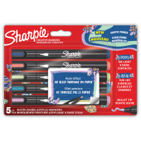 ราคา SHARPIE ปากกามาร์คเกอร์ หัวกลม รุ่น ACRYLIC คละสีเอิร์ธโทน ขนาด 3 มม. (แพ็ค 5 ด้าม) (1094384)