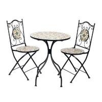 ราคา ชุดโต๊ะสนาม พร้อมเก้าอี้ 2 ตัว FONTE รุ่น MONISSA HK165126 (ชุด 3 ชิ้น) หลากสี (YA22457)