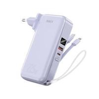 ราคา REMAX แบตสำรอง ชาร์จเร็ว Super Quick Charge รุ่น REW1003 สีม่วง ความจุ 10000mAh (YD06311)