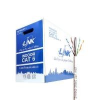 ราคา สายแลน CAT6 UTP LINK รุ่น US-9106LSZH-1 สีขาว ขนาด 100 เมตร (YA19439)